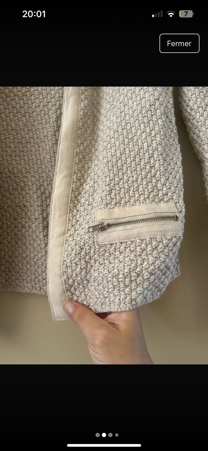 Gilet beige - photo numéro 2