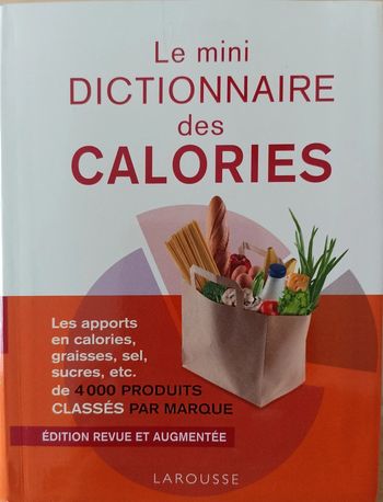 Livre : dictionnaire des calories