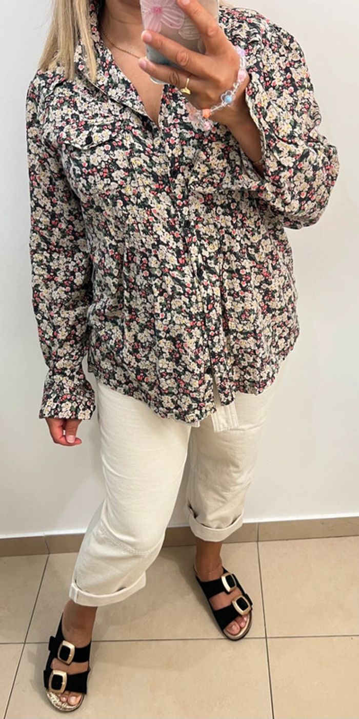 🌺Chemise fleurie Taille L-XL - photo numéro 4