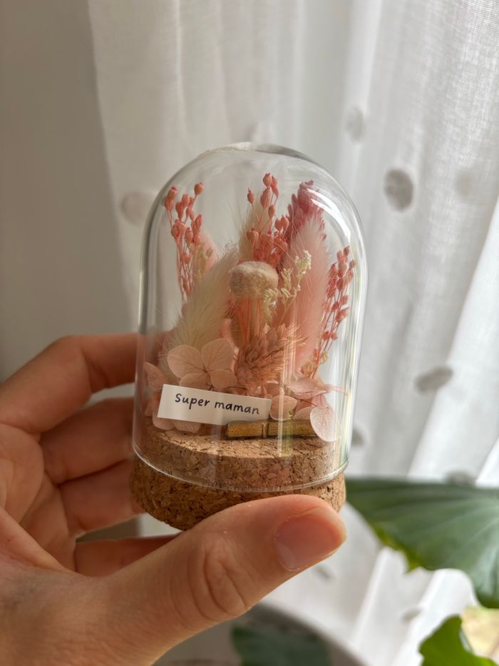 Cloche fleurie super maman idée cadeau - photo numéro 2