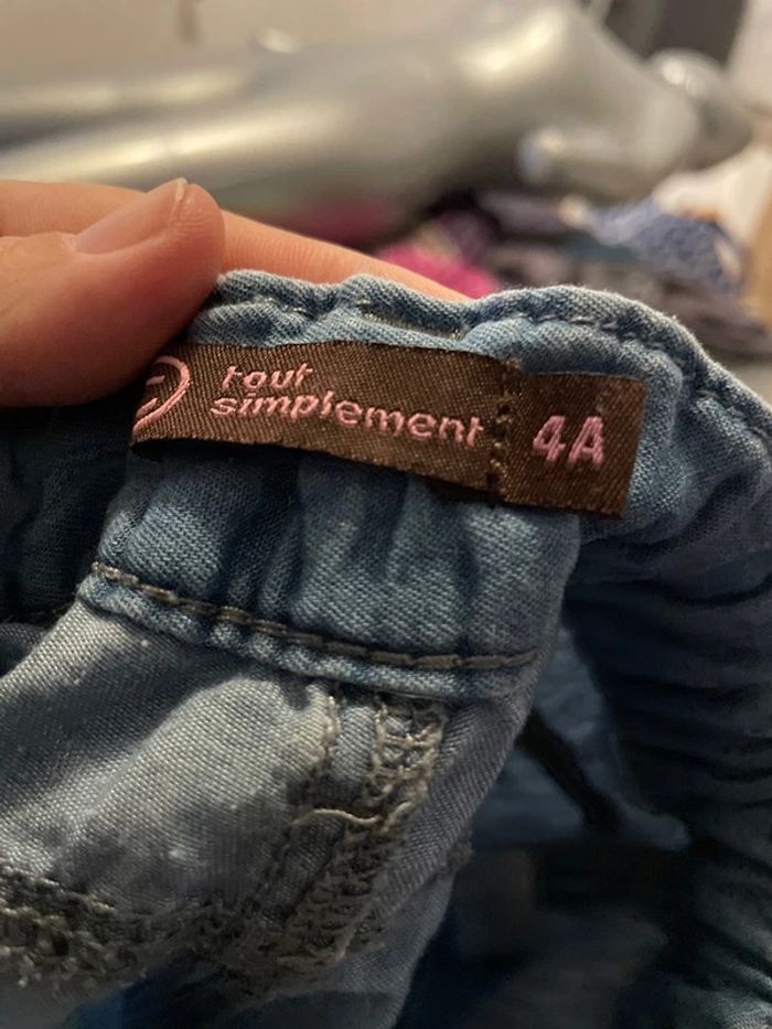 Autre vêtement pour fille Tout Simplement bleu clair taille 4 ans / 104 cm - photo numéro 4