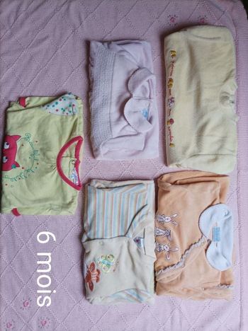 Pyjamas lot de 6 mois