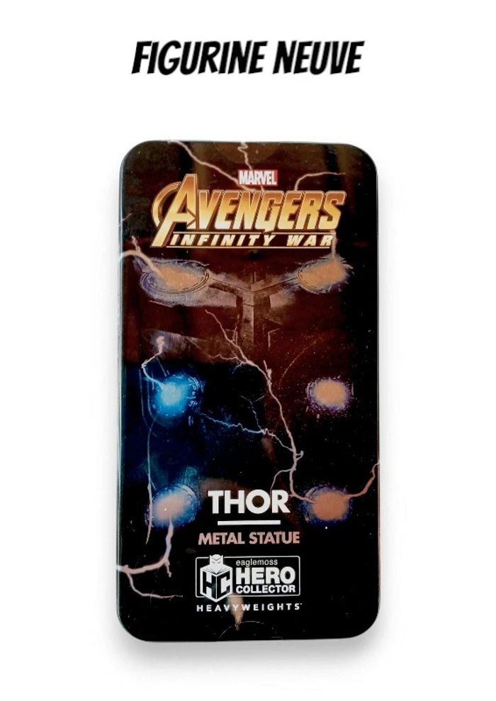 Figurine Hero Collector Eaglemoss Marvel Heavyweights Collection Thor Metal Statue