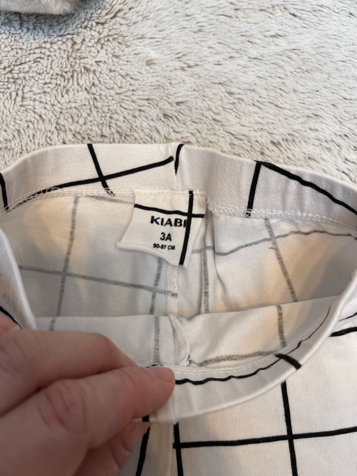Lot de 2 leggings noir et blanc - Kiabi - photo numéro 6