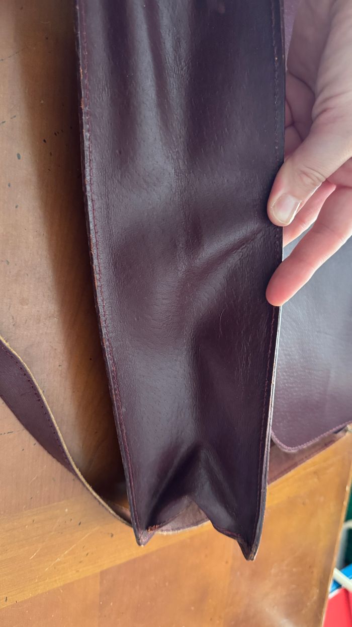 Sacoche porte document en cuir - photo numéro 7