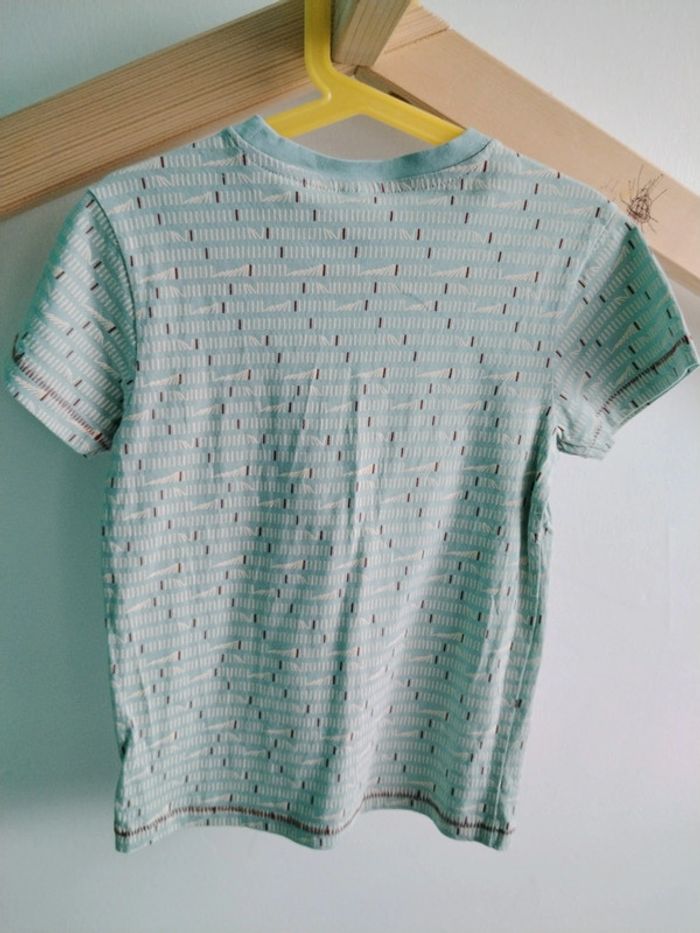 T-shirt manches courtes Zeeman motif domino 7/8 ans - photo numéro 2
