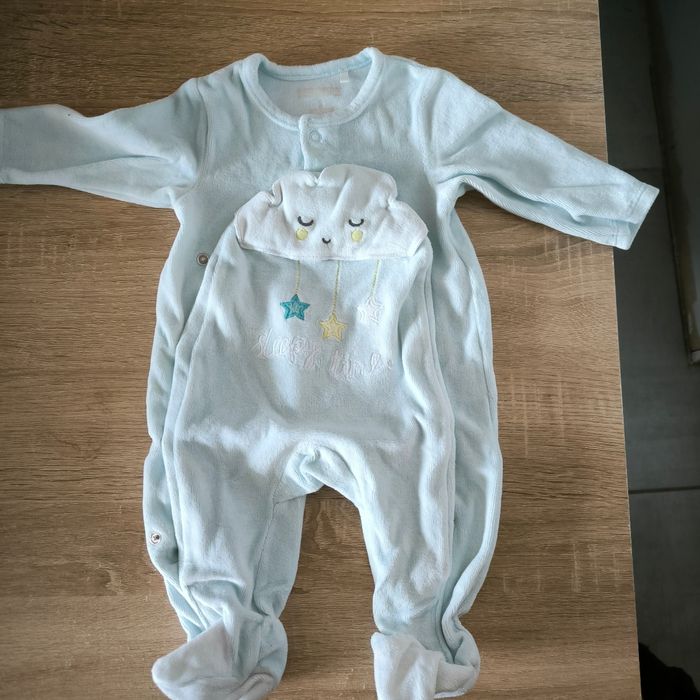 Pyjama velours taille 3 mois - photo numéro 6