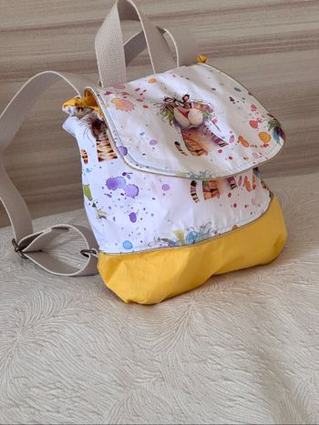 Sac à dos maternelle tigre peintre