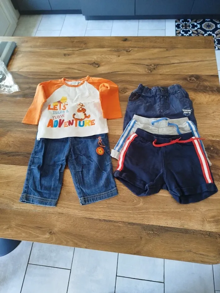 Lot 9 mois shorts