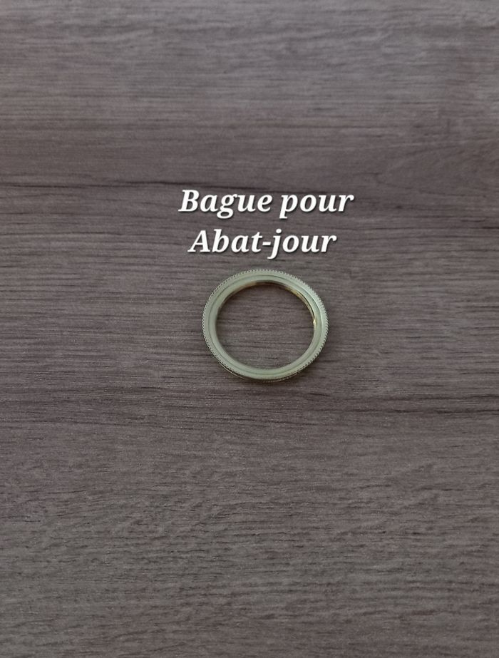 Douille B22 ancienne en laiton et céramique / bague Abat-jour. - photo numéro 9