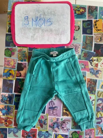 Pantalon bleu turquoise