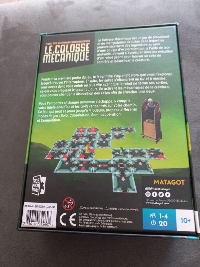 Le colosse mécanique matagot  jeu - photo numéro 3