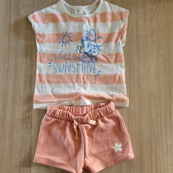 Ensemble short + Tee-shirt Minnie 23 mois