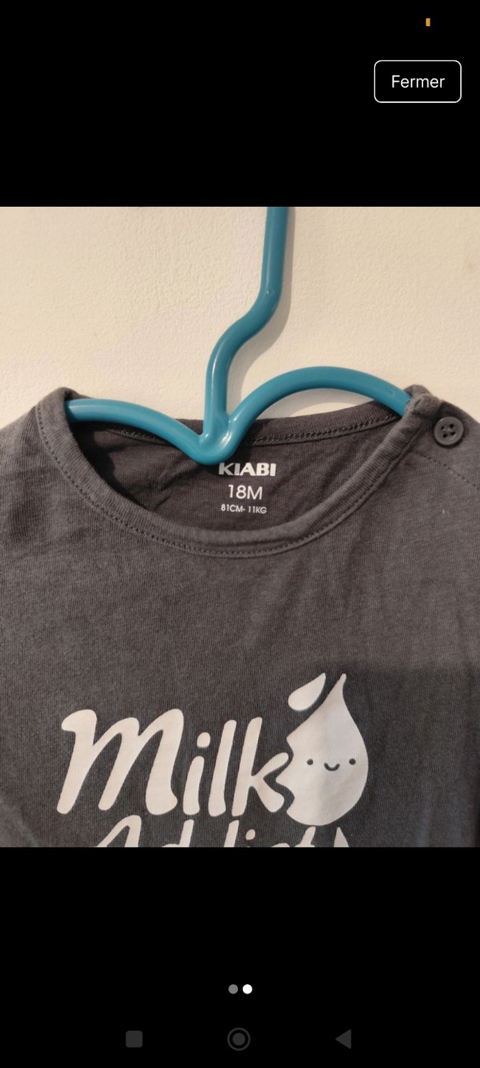 T-shirt 9 mois - photo numéro 2
