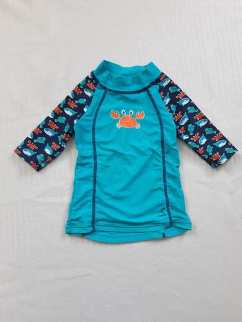 Tee shirt de bain crabe Energetics 3 ans
