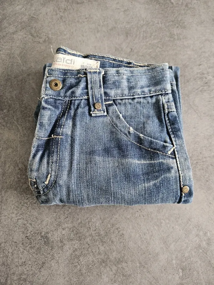 Jean droit garçon - Taille 7 ans (120cm) - Okaidi - Bleu - photo numéro 10