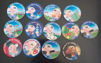 Lot de 13 pogs St Étienne