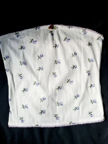 Tank top débardeur bustier imprimé floral