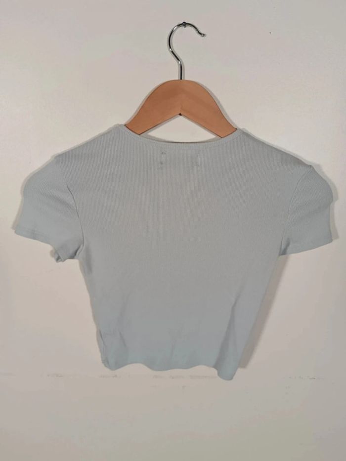 Top bleu clair bershka 34 - photo numéro 2