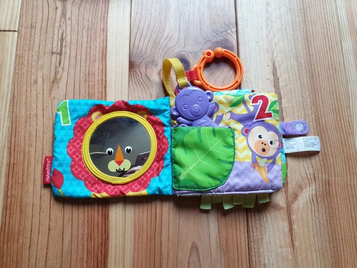 Livre 1er âge multi texturé jungle - photo numéro 2