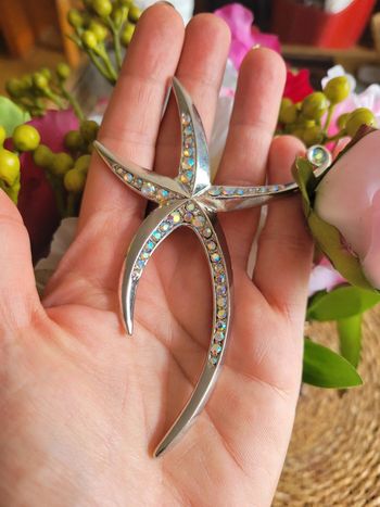 Broche multifacettes étoile de mer