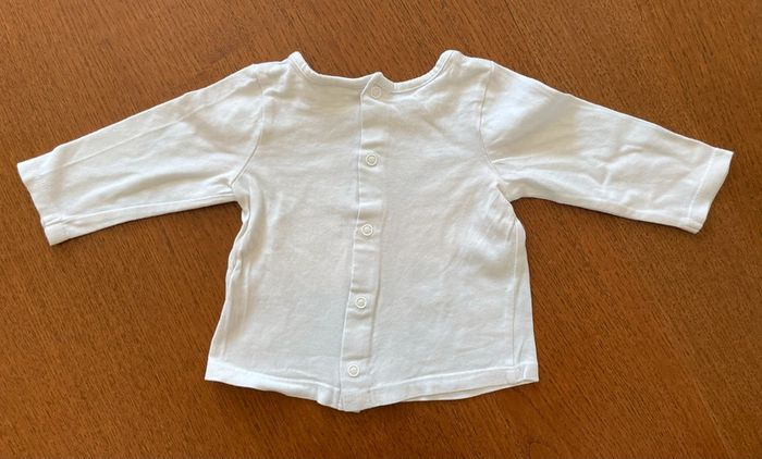 T-shirt à manches longues bébé fille 3mois - photo numéro 2