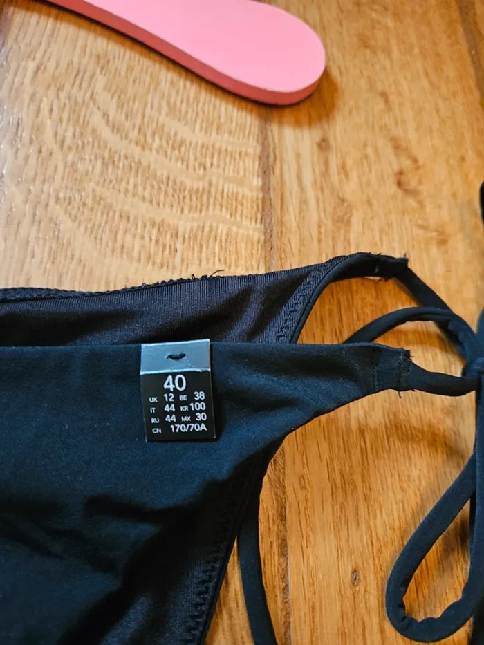 Bas de maillot de bain réversible Etam M neuf - photo numéro 2