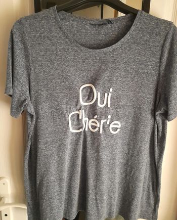 T-shirt "oui chérie " 46/48