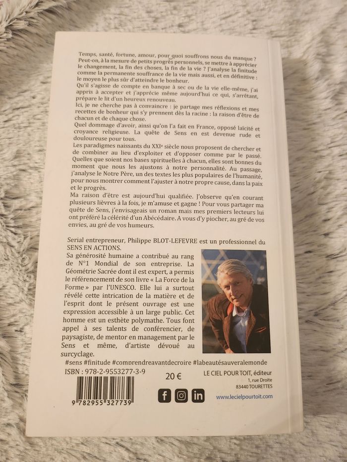 Livre vers une philosophie du bonheur Philippe blot lefevre - photo numéro 2