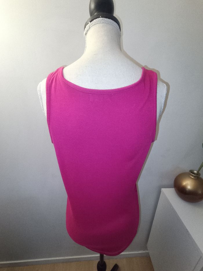 Débardeur femme taille L rose sequins - photo numéro 4