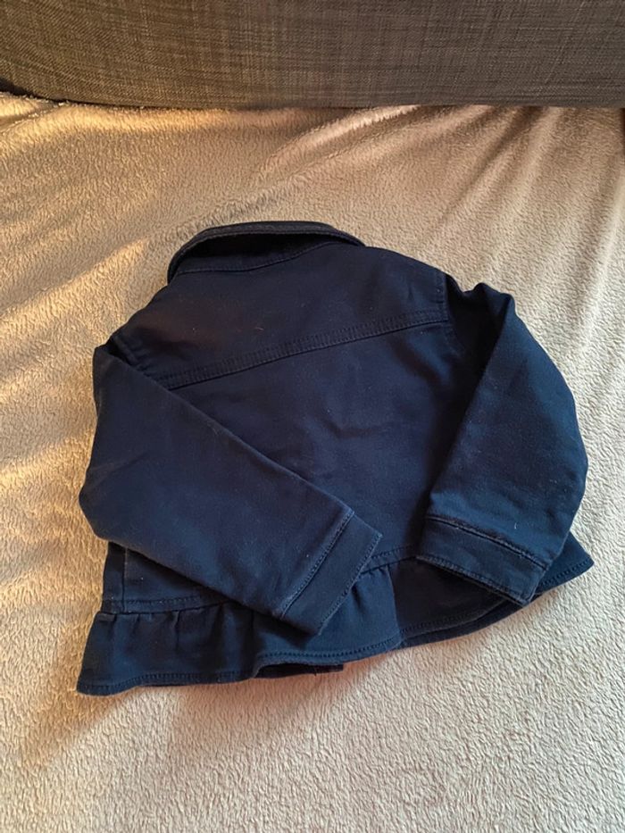 Veste bébé 12m 1an jean bleu - photo numéro 2