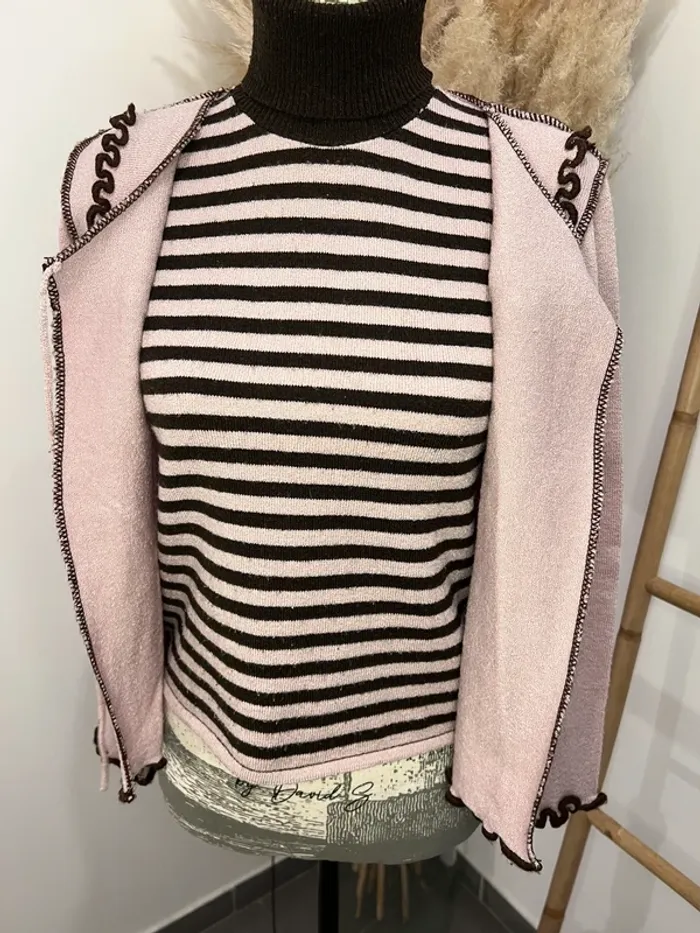 Ensemble gilet avec pull sans manches - photo numéro 5