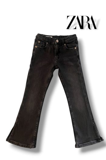 Jeans pantalon évasé / enfant / noir / 7 ans - 122cm / Zara