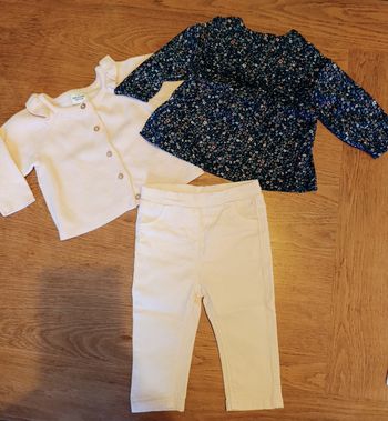 Gros lot de vêtements hiver fille taille 9 mois
