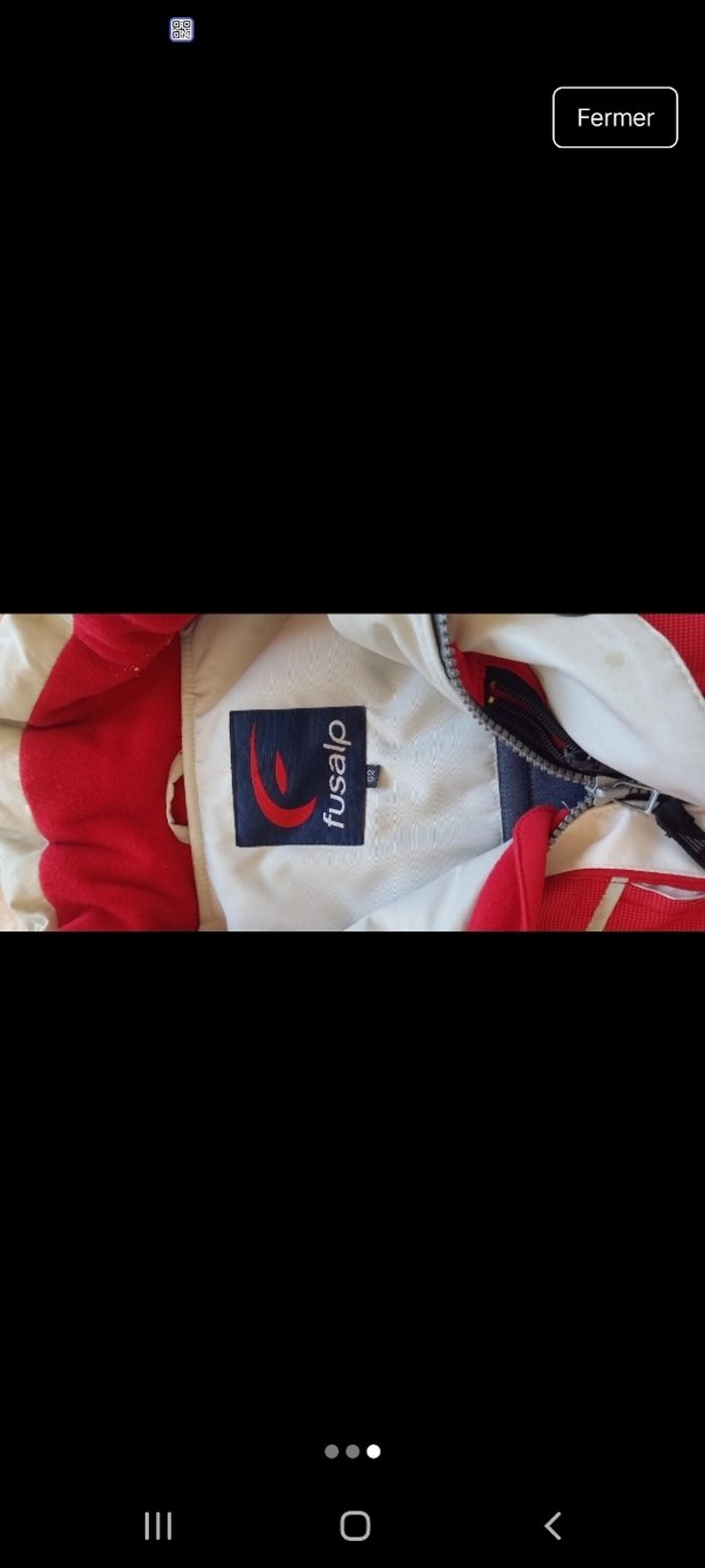 Veste de ski taille 52 marque fusalp - photo numéro 3