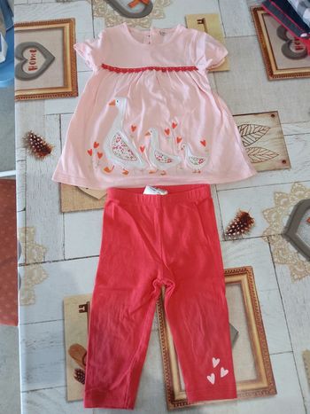 Ensemble fille 12 mois été