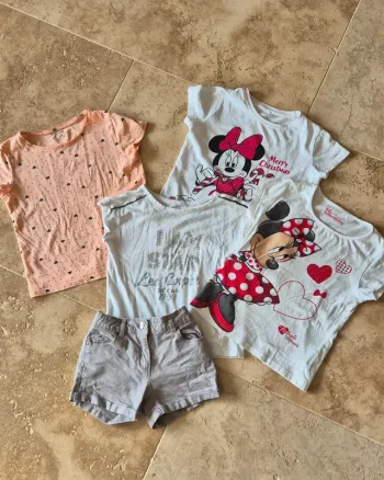 Lot de t shirt et short été 6 ans