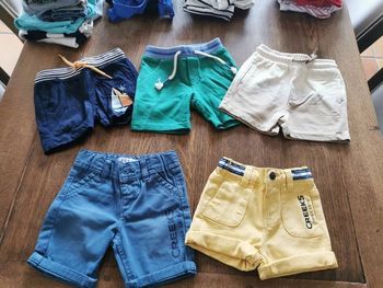 Lot 5 shorts 6 mois