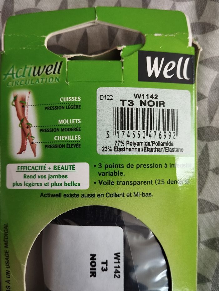 1 paire de bas taille 3 neuve - photo numéro 2