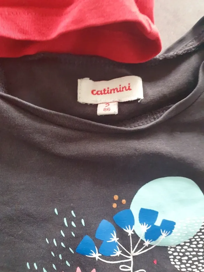 Lot 3 tee shirt Catimini 2 ans - photo numéro 3