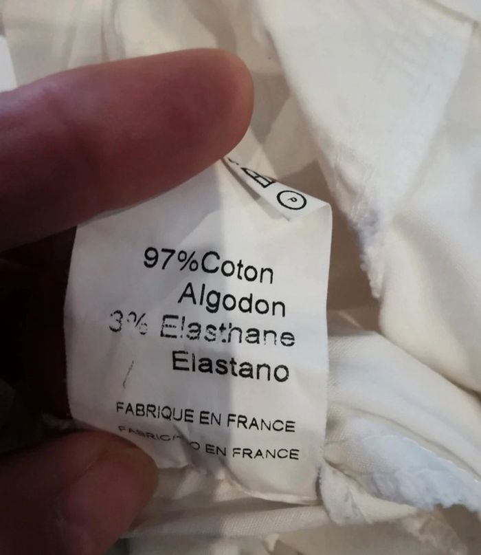 Pantacourt blanc. Taille 36. La Mode Est À Vous - photo numéro 10