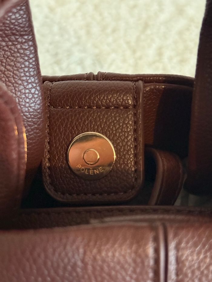 Sac polene numéro 9 mini bordeaux - photo numéro 5