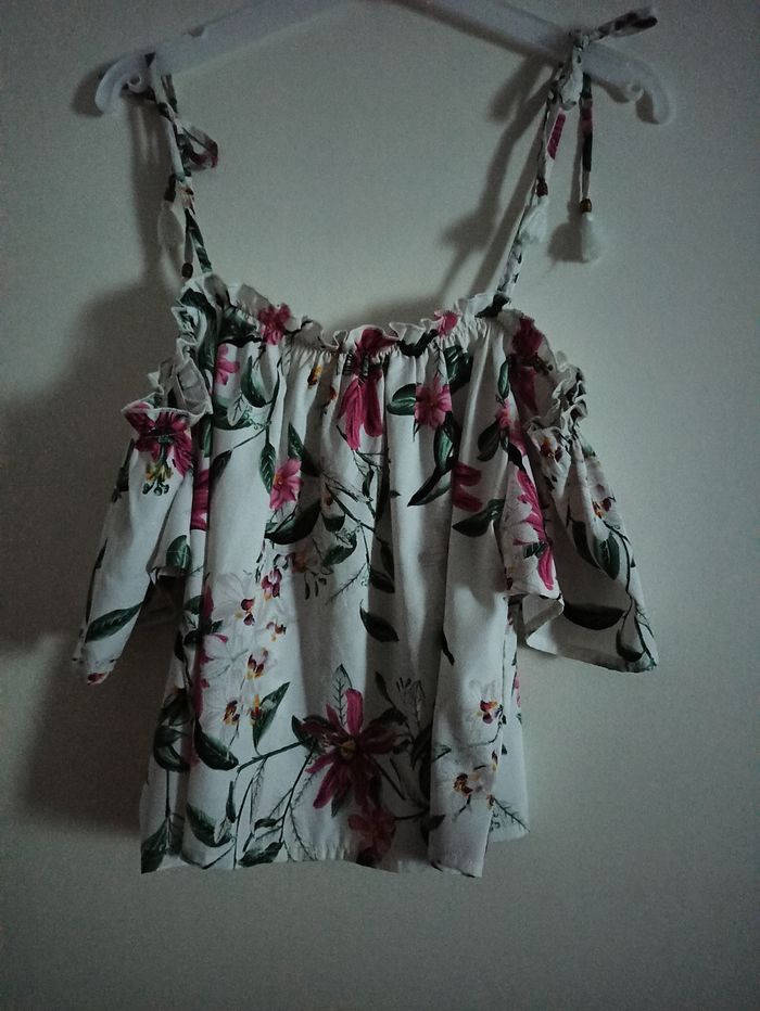 Débardeur fleurie