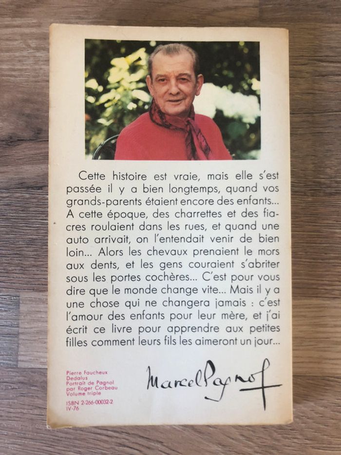 Livre classique « Le château de ma mère » Marcel Pagnol - photo numéro 2