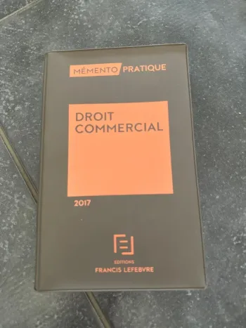 Livre droit commercial