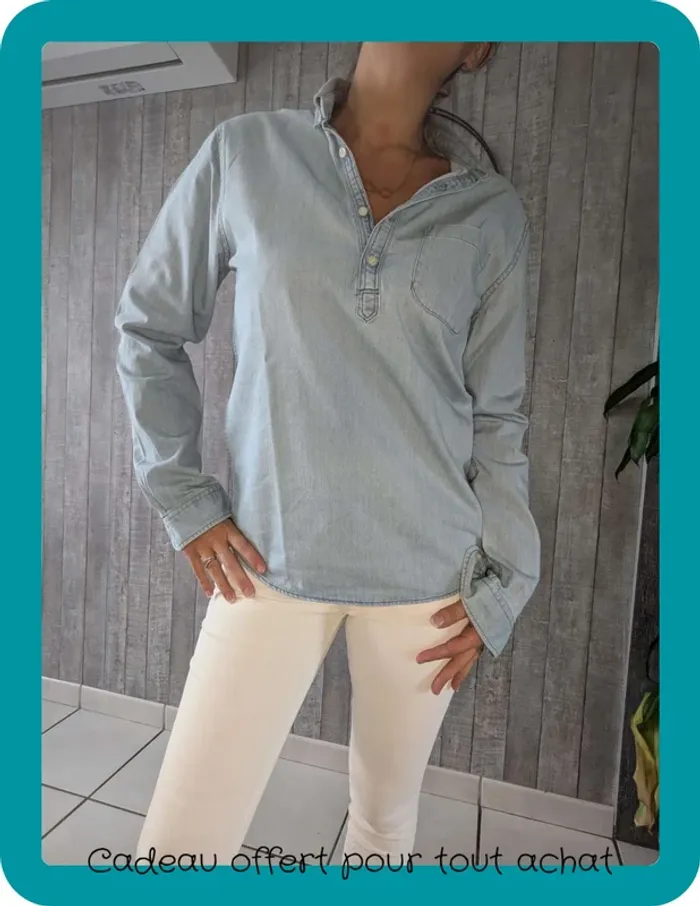 Blouse/chemise en jean Zara 36