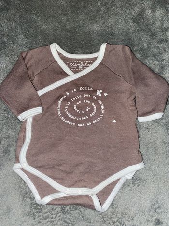 Body manches longues marron