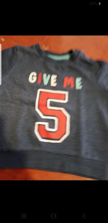 Sweat bébé taille 12 mois