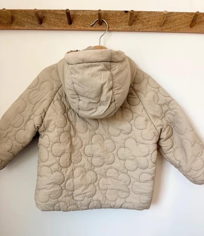 Manteau rembourré à fleurs Zara - photo numéro 2