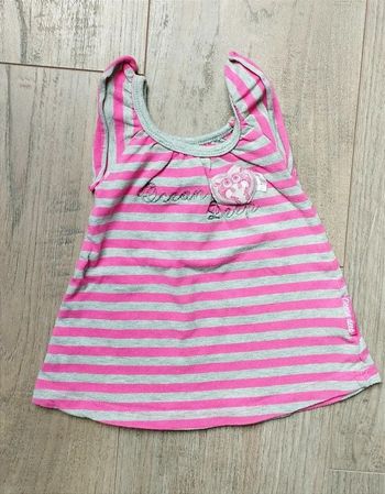 Robe/ tunique rayée 3 mois